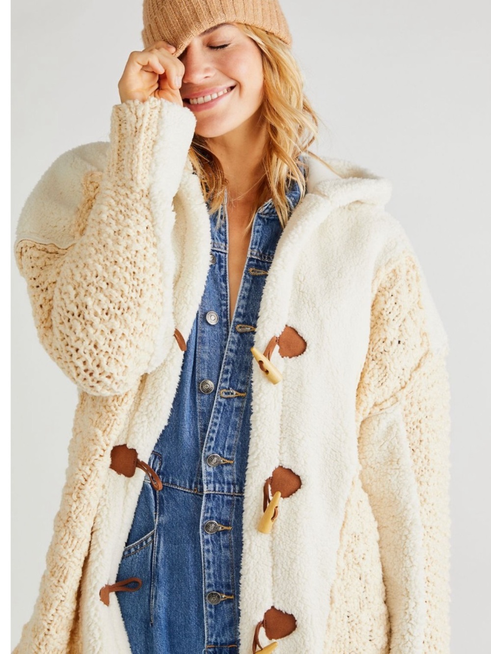 Free People Stormy Sherpa Cardigan